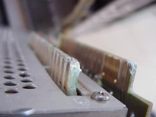 Edge connector damage