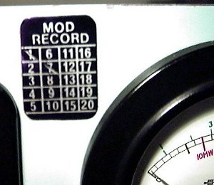 RA-117 MOD record tag